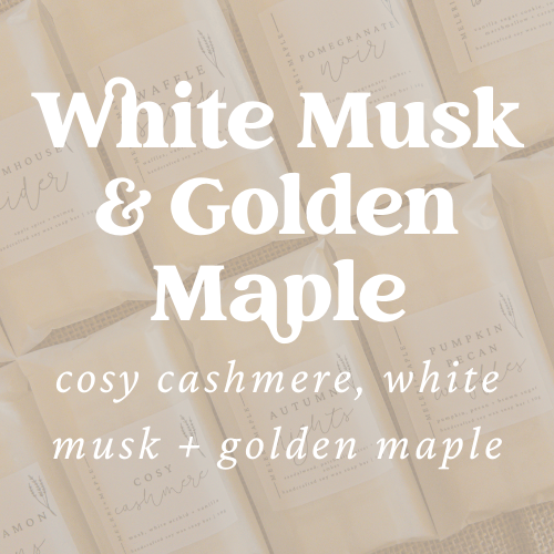 White Musk & Golden Maple Scented Snap Bar