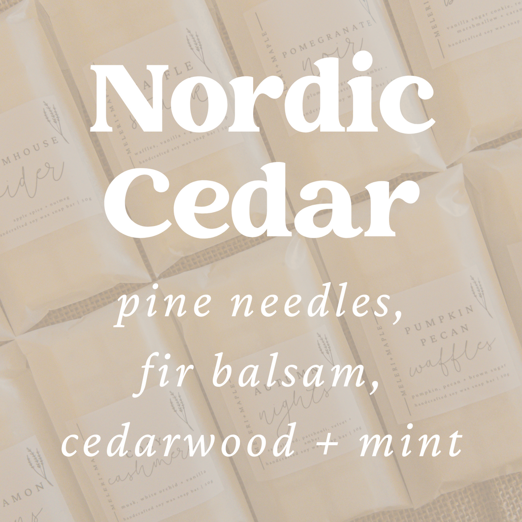 Nordic Cedar Scented Snap Bar