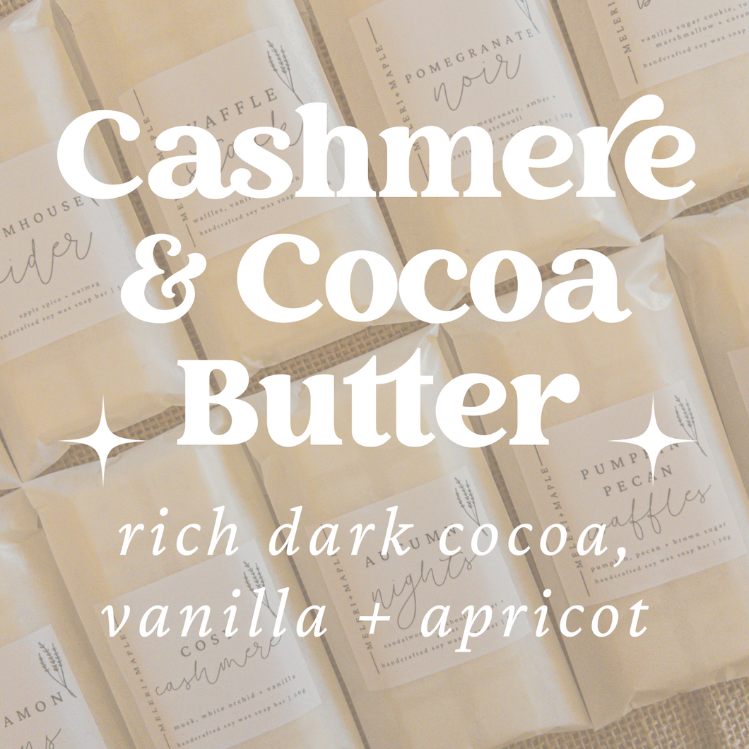 Cashmere & Cocoa Butter Scented Snap Bar