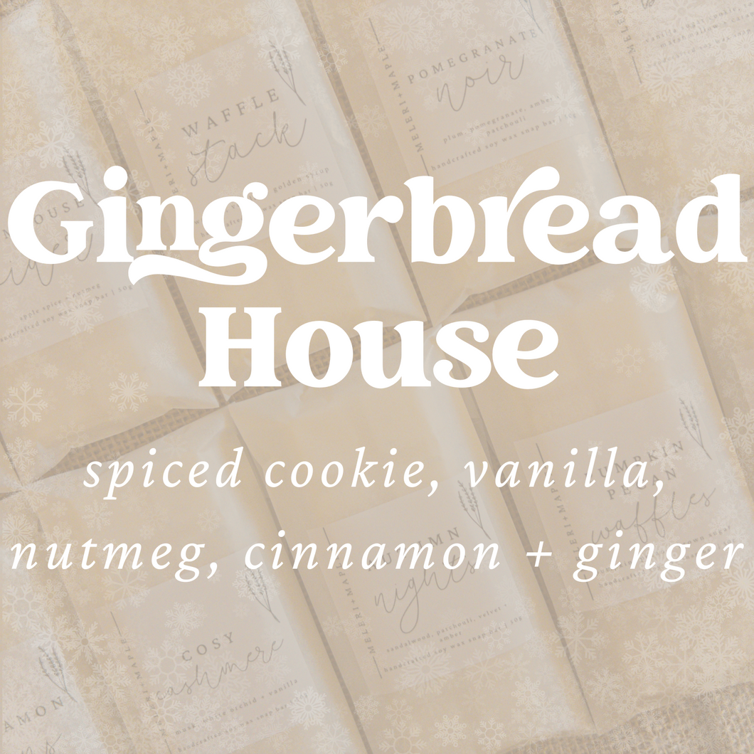 Gingerbread House Scented Snap Bar