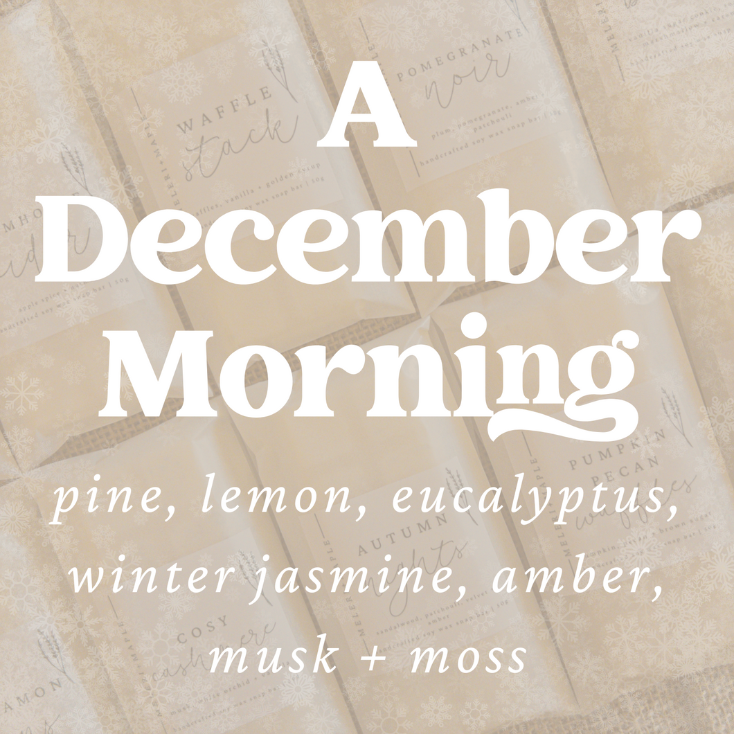 A December Morning Scented Snap Bar