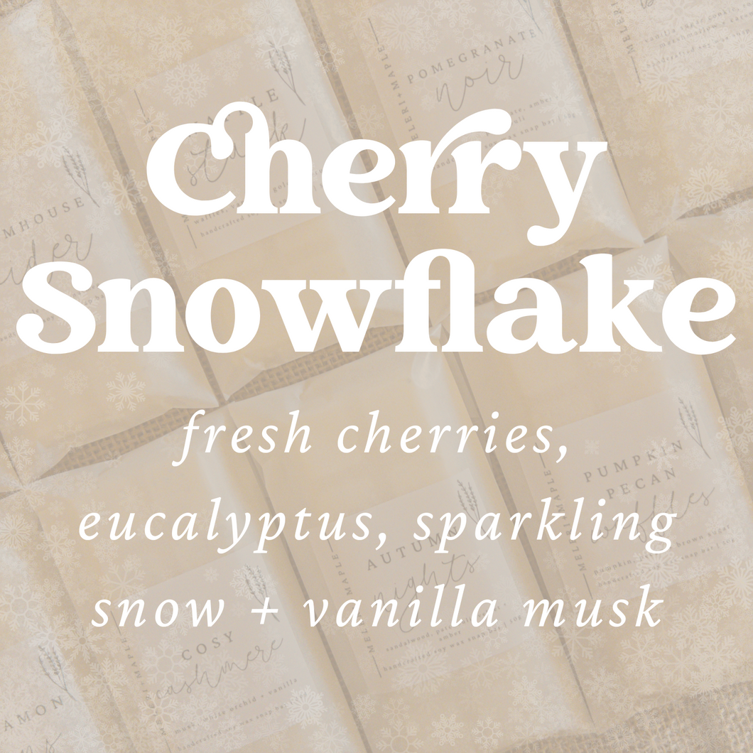 Cherry Snowflake Scented Snap Bar