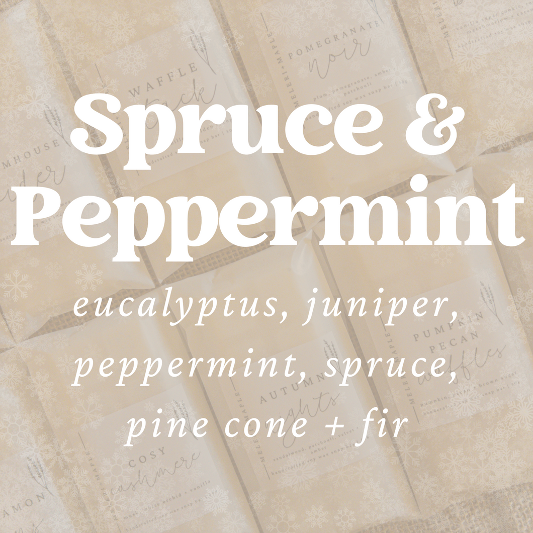 Spruce & Peppermint Scented Snap Bar