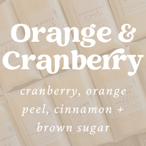 Orange & Cranberry Scented Snap Bar