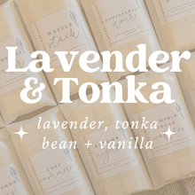 Load image into Gallery viewer, Lavender + Tonka Scented Snap Bar
