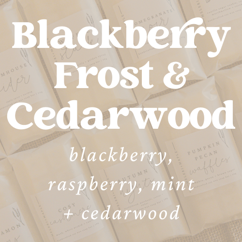 Blackberry Frost & Cedarwood Scented Snap Bar