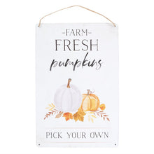 Load image into Gallery viewer, Farm Fresh Pumpkins Sign
