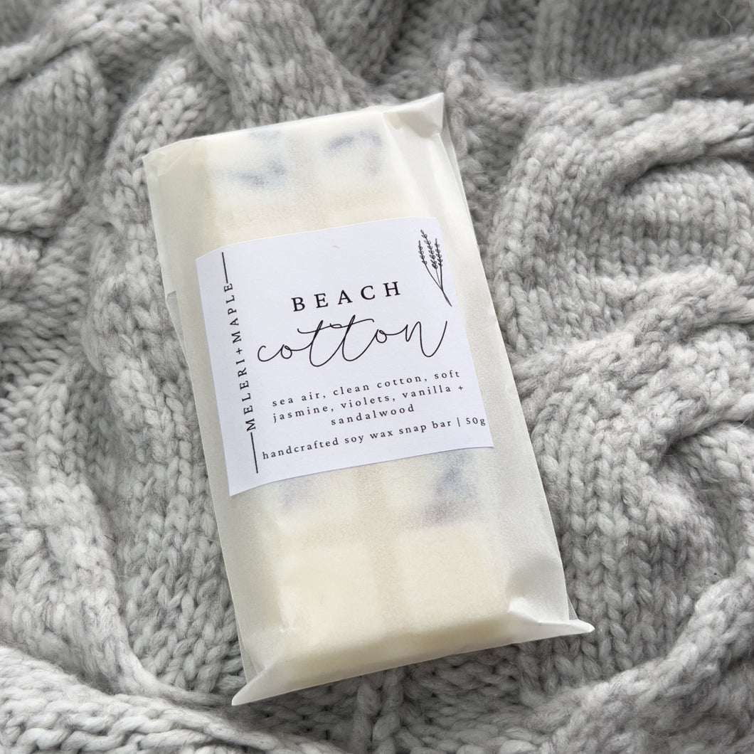 Beach Cotton Scented Snap Bar