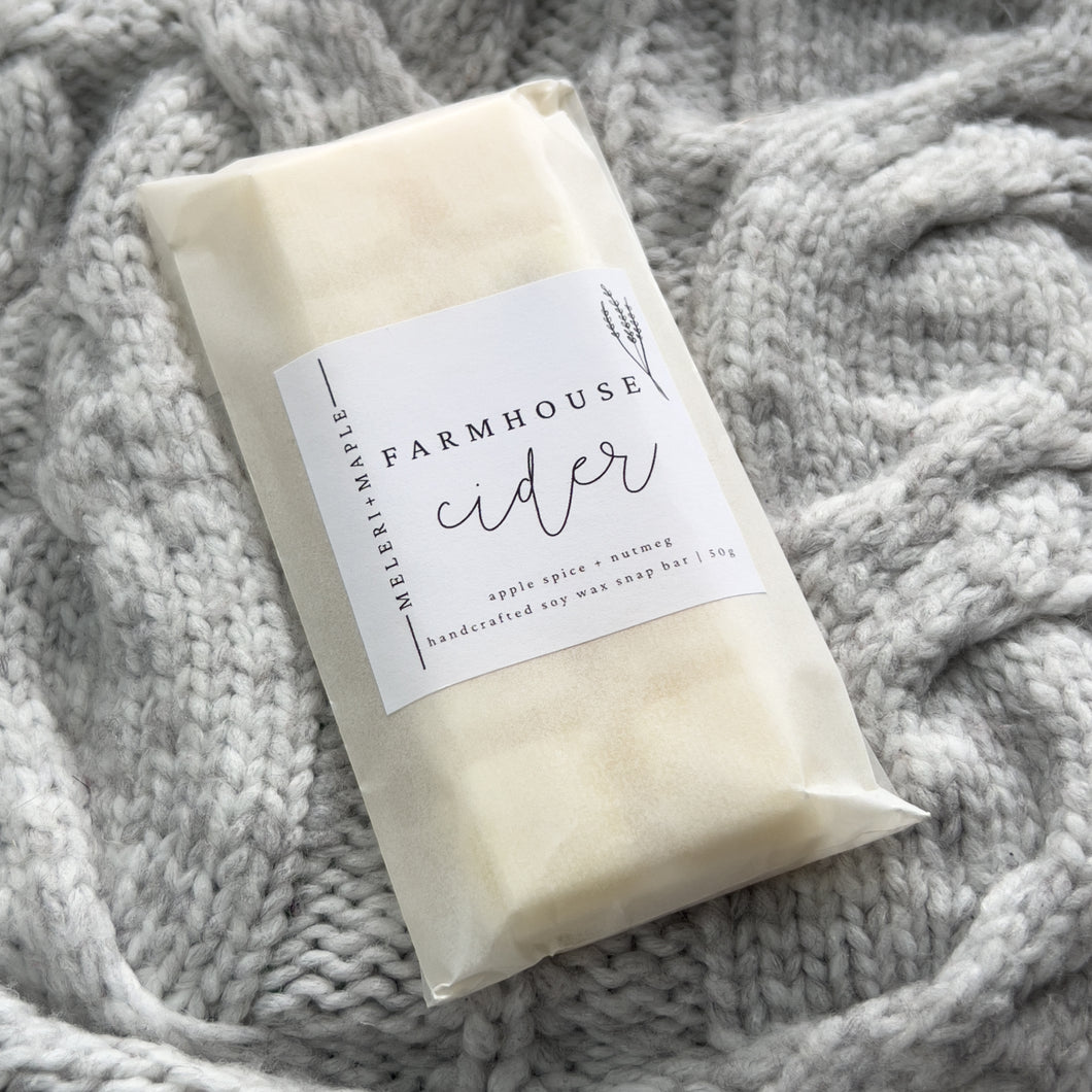 Farmhouse Cider Scented Snap Bar