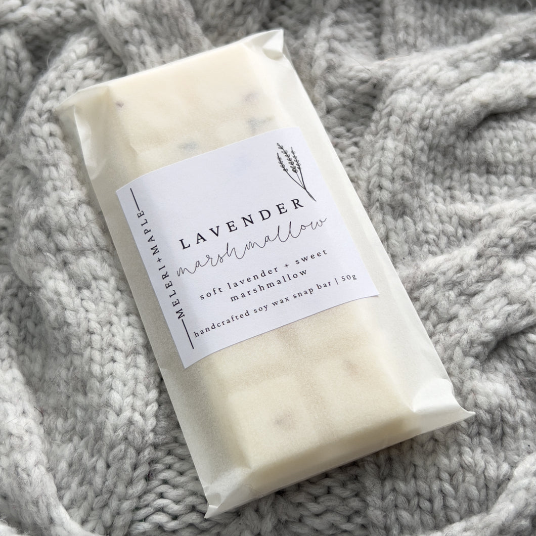 Lavender Marshmallow Scented Snap Bar