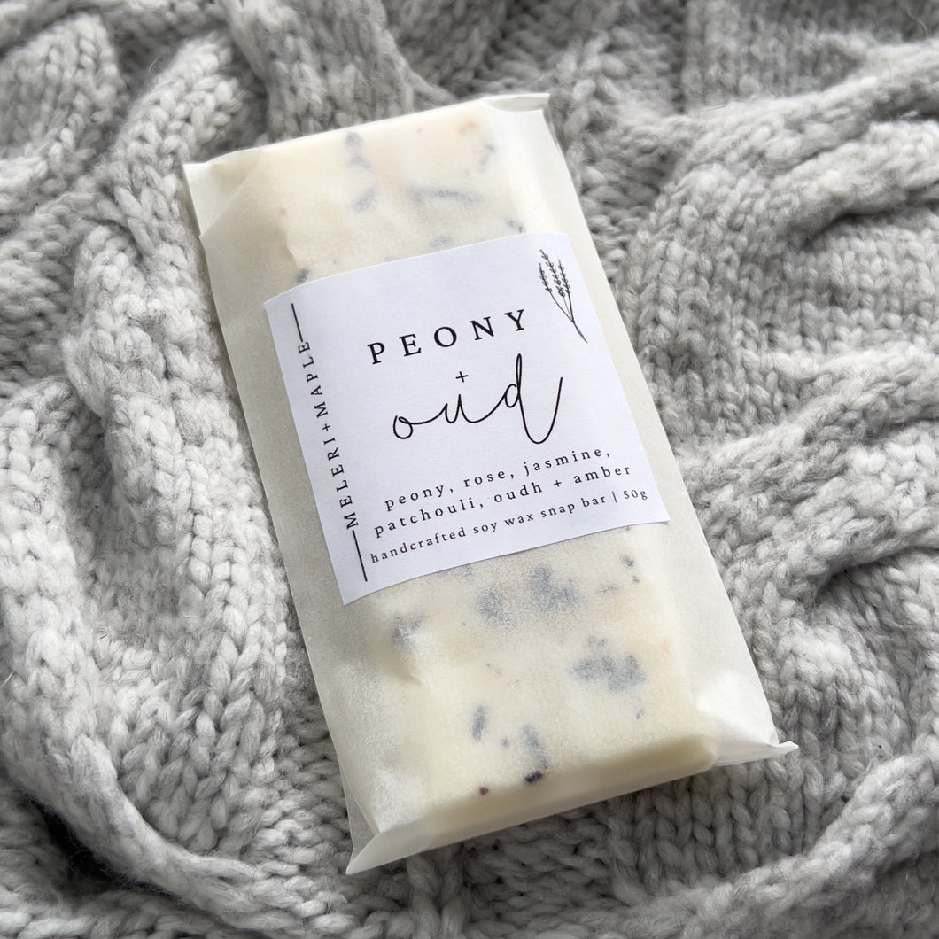 Peony Oud Scented Snap Bar