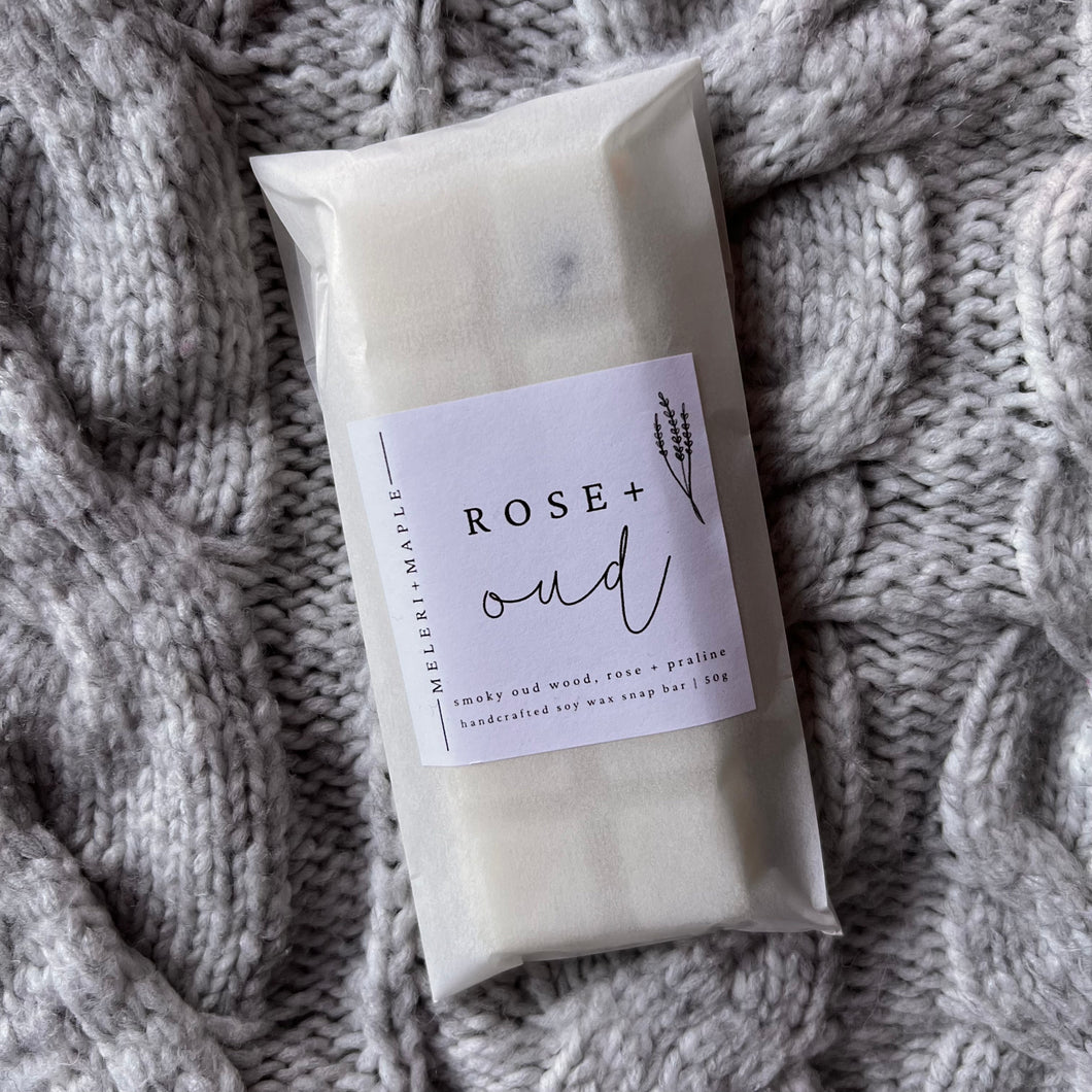 Rose + Oud Scented Snap Bar