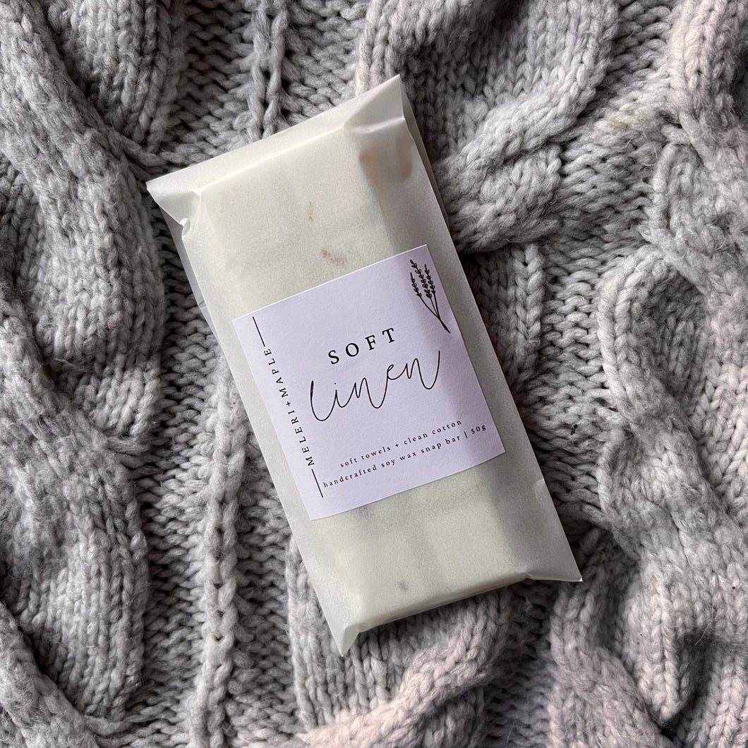 Soft Linen Scented Snap Bar