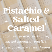 Load image into Gallery viewer, Salted Caramel &amp; Pistachio Scented Snap Bar
