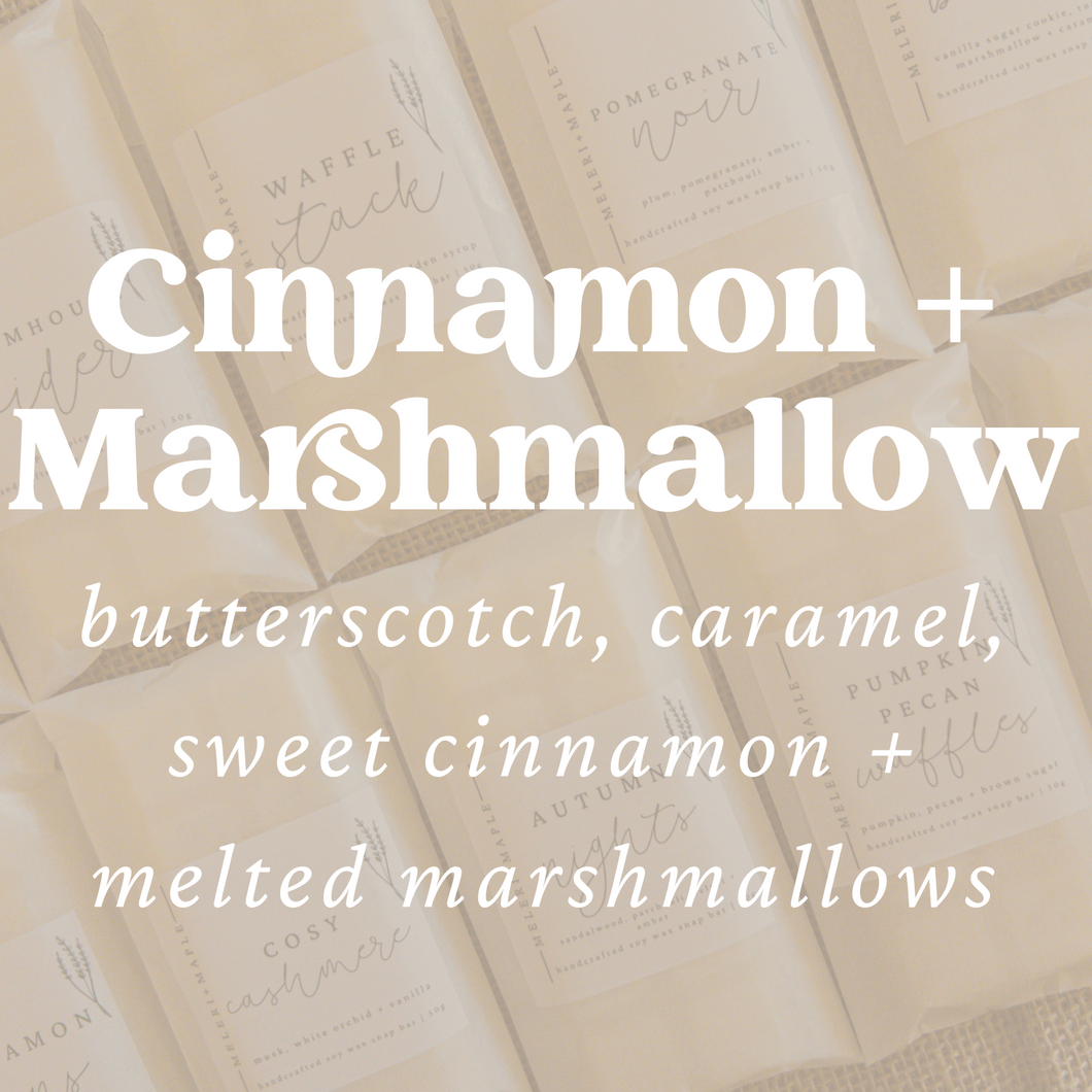 Cinnamon + Marshmallow Scented Snap Bar