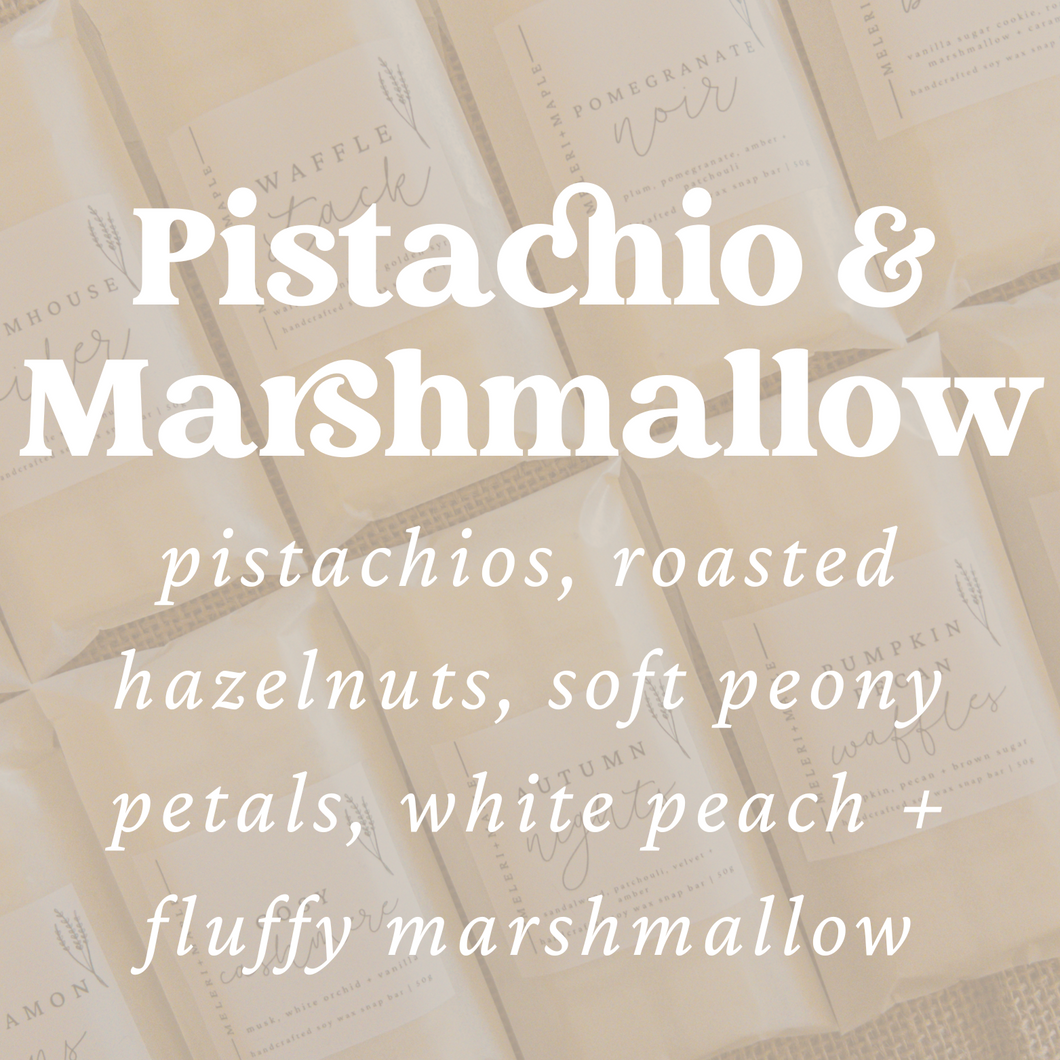 Pistachio & Marshmallow Scented Snap Bar