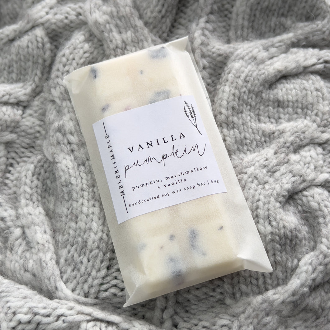 Vanilla Pumpkin Scented Snap Bar