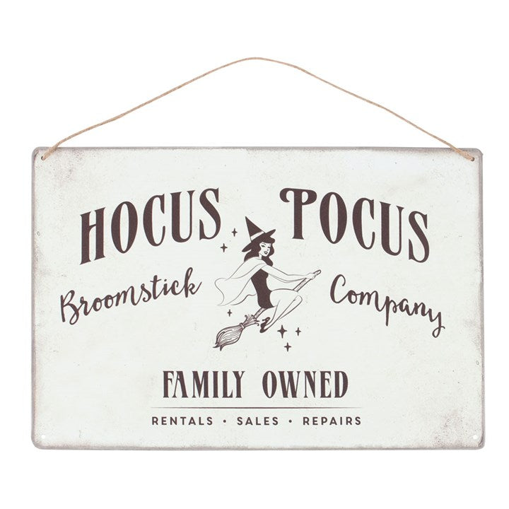 Hocus Pocus Broomstick Company Sign